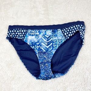 Tommy Bahama navy Patchwork Bikini bottoms